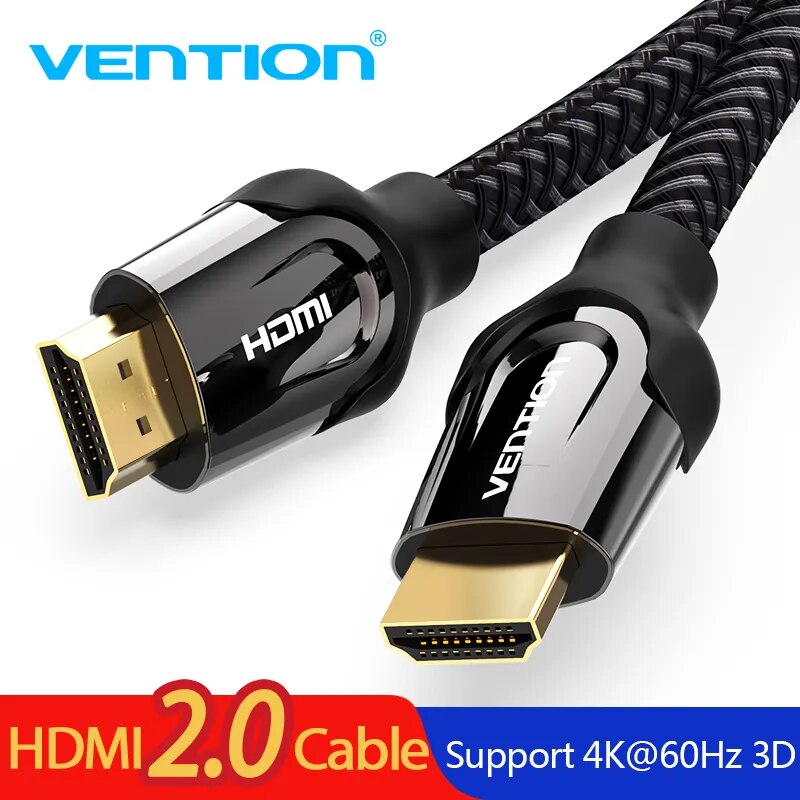 Vention-HDMI ̺, 4K HDMI 2.0 3D 60FPS ̺, ø ġ TV LCD Ʈ PS3  ǻ ̺